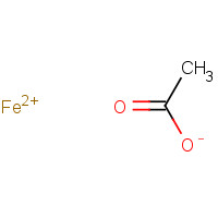 Ferrous acetate (CAS: 3094-87-9) - Chemical Structure and Molecular Formula 