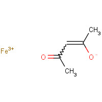 Ferric acetylacetonate (CAS: 14024-18-1) - Chemical Structure and Molecular Formula 