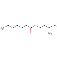ISO-AMYL-HEPTANOATE (CAS: 109-25-1) - Chemical Structure and Molecular Formula 