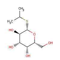 Isopropyl-beta-D-thiogalactopyranoside (CAS: 367-93-1) - Chemical Structure and Molecular Formula 