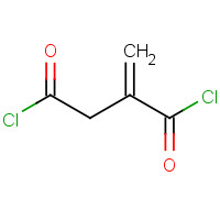 ITACONYL CHLORIDE (CAS: 1931-60-8) - Chemical Structure and Molecular Formula 