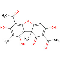 USNIC ACID (CAS: 125-46-2) - Chemical Structure and Molecular Formula 
