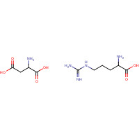 L-Arginine L-aspartate (CAS: 7675-83-4) - Chemical Structure and Molecular Formula 