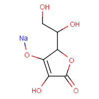 Sodium ascorbate (CAS: 134-03-2) - Chemical Structure and Molecular Formula 