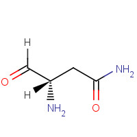 L-Asparagine (CAS: 70-47-3) - Chemical Structure and Molecular Formula 