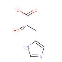 L-B-IMIDAZOLELACTIC ACID,MONOHYDRATE (CAS: 14403-45-3) - Chemical Structure and Molecular Formula 