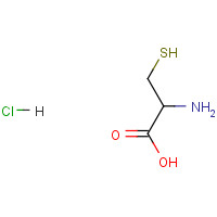 Cystein chloride (CAS: 52-89-1) - Chemical Structure and Molecular Formula 