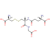 L-CYSTEINE-GLUTATHIONE DISULFIDE (CAS: 13081-14-6) - Chemical Structure and Molecular Formula 