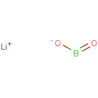 LITHIUM METABORATE (CAS: 13453-69-5) - Chemical Structure and Molecular Formula 