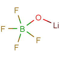 Lithium tetrafluoroborate (CAS: 14283-07-9) - Chemical Structure and Molecular Formula 