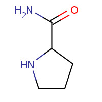 L-Prolinamide (CAS: 7531-52-4) - Chemical Structure and Molecular Formula 