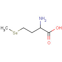 L-(+)-Selenomethionine (CAS: 3211-76-5) - Chemical Structure and Molecular Formula 