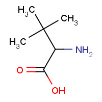 L-tert-Leucine (CAS: 20859-02-3) - Chemical Structure and Molecular Formula 