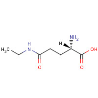 L-Theanine (CAS: 3081-61-6) - Chemical Structure and Molecular Formula 