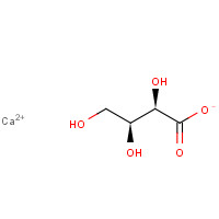 L-Threonic acid calcium salt (CAS: 70753-61-6) - Chemical Structure and Molecular Formula 