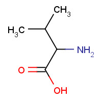 L-Valine (CAS: 72-18-4) - Chemical Structure and Molecular Formula 
