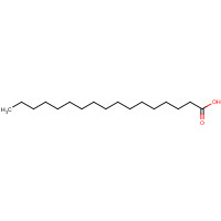 HEPTADECANOIC ACID (CAS: 506-12-7) - Chemical Structure and Molecular Formula 
