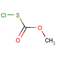 METHOXYCARBONYLSULFENYL CHLORIDE (CAS: 26555-40-8) - Chemical Structure and Molecular Formula 