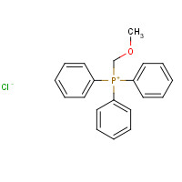 (Methoxymethyl)triphenylphosphonium chloride (CAS: 4009-98-7) - Chemical Structure and Molecular Formula 