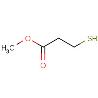 Methyl 3-mercaptopropionate (CAS: 2935-90-2) - Chemical Structure and Molecular Formula 