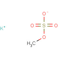 Potassium methyl sulfate (CAS: 562-54-9) - Chemical Structure and Molecular Formula 