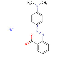 Methyl Red sodium salt (CAS: 845-10-3) - Chemical Structure and Molecular Formula 