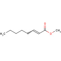 METHYL TRANS-2-OCTENOATE (CAS: 7367-81-9) - Chemical Structure and Molecular Formula 