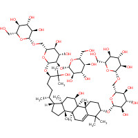 Mogroside V (CAS: 88901-36-4) - Chemical Structure and Molecular Formula 