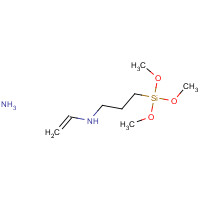 N-[3-(Trimethoxysilyl)propyl]ethylenediamine (CAS: 1760-24-3) - Chemical Structure and Molecular Formula 