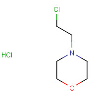 4-(2-Chloroethyl)morpholine hydrochloride (CAS: 3647-69-6) - Chemical Structure and Molecular Formula 