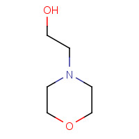 2-Morpholinoethanol (CAS: 622-40-2) - Chemical Structure and Molecular Formula 