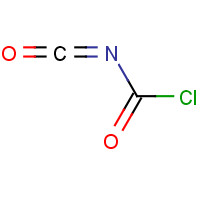 N-CHLOROCARBONYL ISOCYANATE (CAS: 27738-96-1) - Chemical Structure and Molecular Formula 