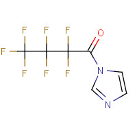 N-Heptafluorobutyrylimidazole (CAS: 32477-35-3) - Chemical Structure and Molecular Formula 