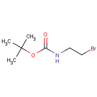 tert-Butyl N-(2-bromoethyl)carbamate (CAS: 39684-80-5) - Chemical Structure and Molecular Formula 