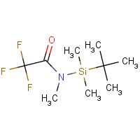 N-(tert-Butyldimethylsilyl)-N-methyl-trifluoroacetamide (CAS: 77377-52-7) - Chemical Structure and Molecular Formula 