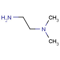 2-Dimethylaminoethylamine (CAS: 108-00-9) - Chemical Structure and Molecular Formula 