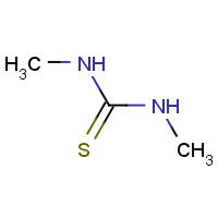 N,N'-DIMETHYLTHIOUREA (CAS: 534-13-4) - Chemical Structure and Molecular Formula 
