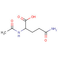 Aceglutamide (CAS: 2490-97-3) - Chemical Structure and Molecular Formula 