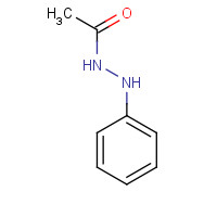 1-Acetyl-2-phenylhydrazine (CAS: 114-83-0) - Chemical Structure and Molecular Formula 