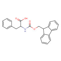 FMOC-L-Phenylalanine (CAS: 35661-40-6) - Chemical Structure and Molecular Formula 