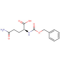 N-Carbobenzyloxy-L-glutamine (CAS: 2650-64-8) - Chemical Structure and Molecular Formula 