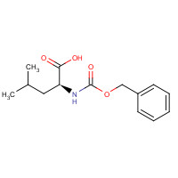 N-Cbz-L-Leucine (CAS: 2018-66-8) - Chemical Structure and Molecular Formula 