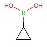 Cyclopropylboronic acid (CAS: 411235-57-9) - Chemical Structure and Molecular Formula 