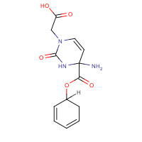 (4-N-(BENZHYDRYLOXYCARBONYL)CYTOSINE)-1-ACETIC ACID (CAS: 186046-78-6) - Chemical Structure and Molecular Formula 
