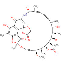 Rifamycin O (CAS: 14487-05-9) - Chemical Structure and Molecular Formula 