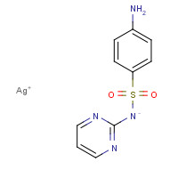 Silver sulfadiazine (CAS: 22199-08-2) - Chemical Structure and Molecular Formula 