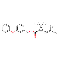 D-Phenothrin (CAS: 26046-85-5) - Chemical Structure and Molecular Formula 
