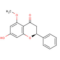Alpinetin (CAS: 36052-37-6) - Chemical Structure and Molecular Formula 