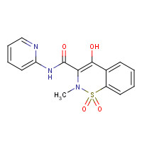 Piroxicam (CAS: 36322-90-4) - Chemical Structure and Molecular Formula 