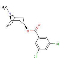 3-TROPANYL-3,5-DICHLOROBENZOATE (CAS: 40796-97-2) - Chemical Structure and Molecular Formula 